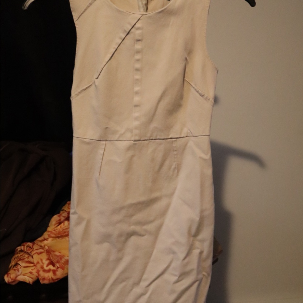 Banana Republic Cream Mini Dress